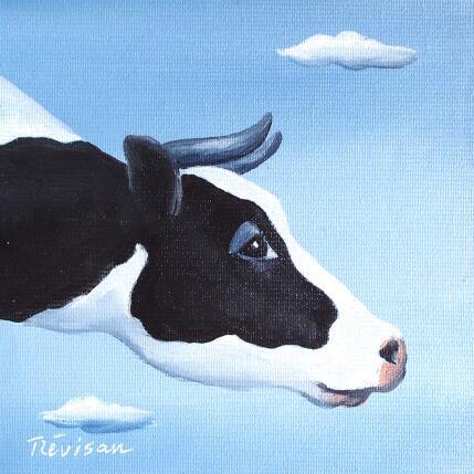 Painting Curiosity by Trevisan Carlo | Painting Surrealism Oil