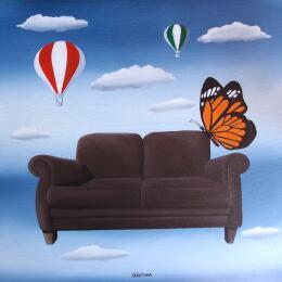 Painting The calm by Trevisan Carlo | Painting Surrealism Oil Life style