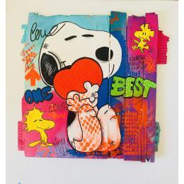 Painting LOVE by Molla Nathalie  | Painting Pop-art Acrylic, Posca Pop icons