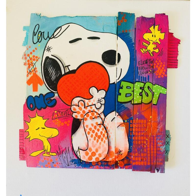 Pintura LOVE por Molla Nathalie  | Pintura Pop art Iconos pop Acrílico Posca