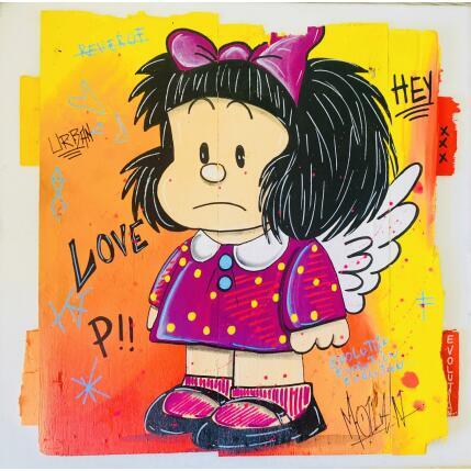 Peinture Angel par Molla Nathalie  | Tableau Pop-art Acrylique, Posca Icones Pop