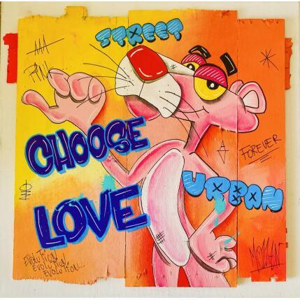 Peinture Pink par Molla Nathalie  | Tableau Pop-art Acrylique, Posca Icones Pop