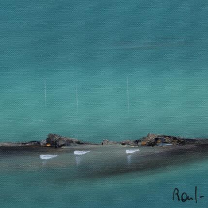 Peinture Impression marine 78 par Roussel Marie-Ange et Fanny | Tableau Figuratif Huile Marine, Minimaliste