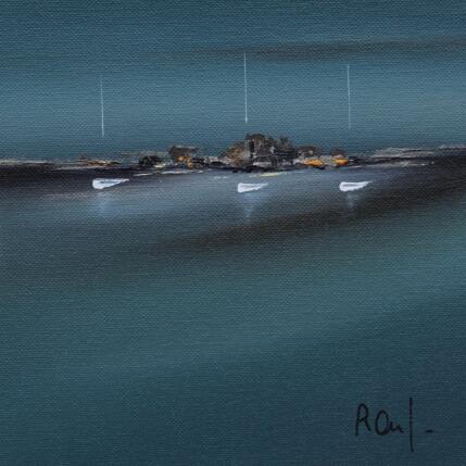 Peinture Ambiance marine 78 par Roussel Marie-Ange et Fanny | Tableau Figuratif Huile Marine, Minimaliste