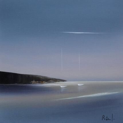 Peinture Plénitude 78 par Roussel Marie-Ange et Fanny | Tableau Figuratif Huile Marine, Minimaliste