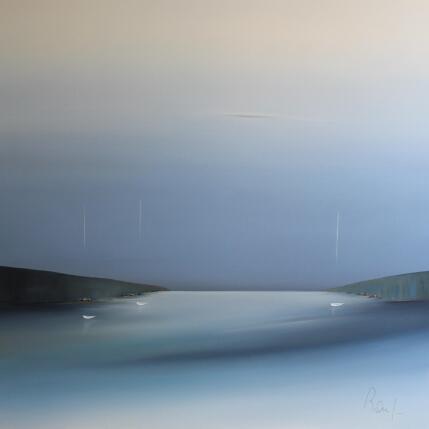 Peinture Ambiance marine 78 par Roussel Marie-Ange et Fanny | Tableau Figuratif Huile Marine, Minimaliste
