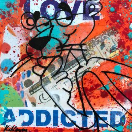 Peinture Pink par Kikayou | Tableau Pop-art Acrylique, Collage, Graffiti Icones Pop