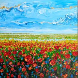 Peinture Contemplation  par Amblard Florence | Tableau Impressionnisme Acrylique Nature