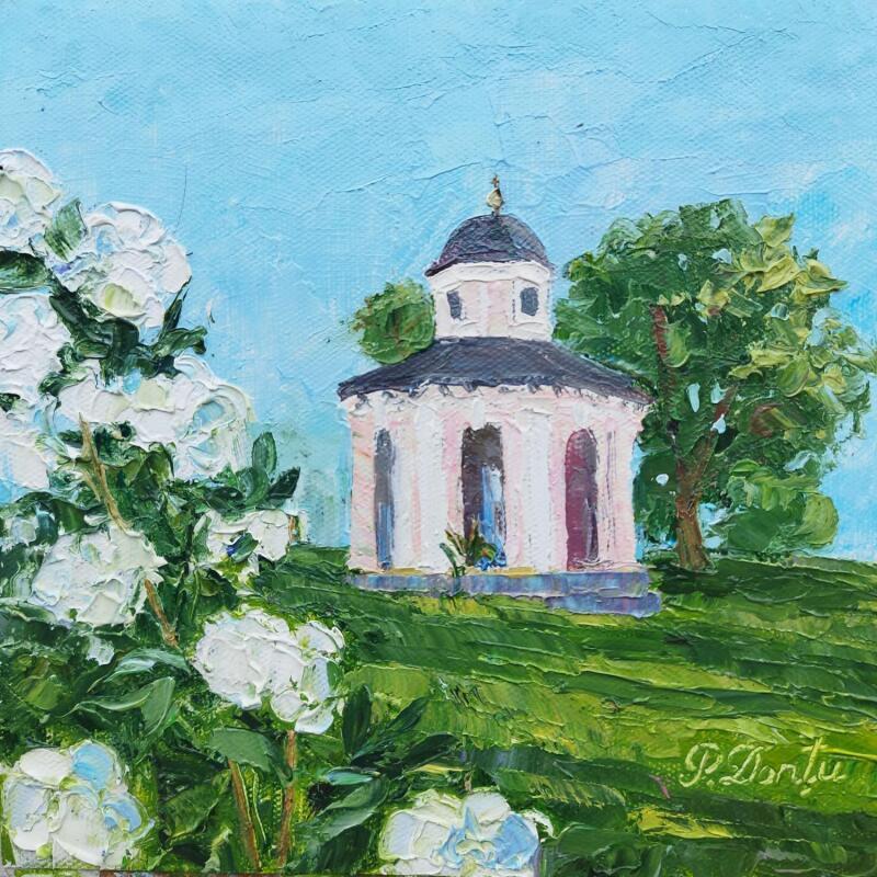 Painting Le parc en été.  by Dontu Patricia | Painting Figurative Oil