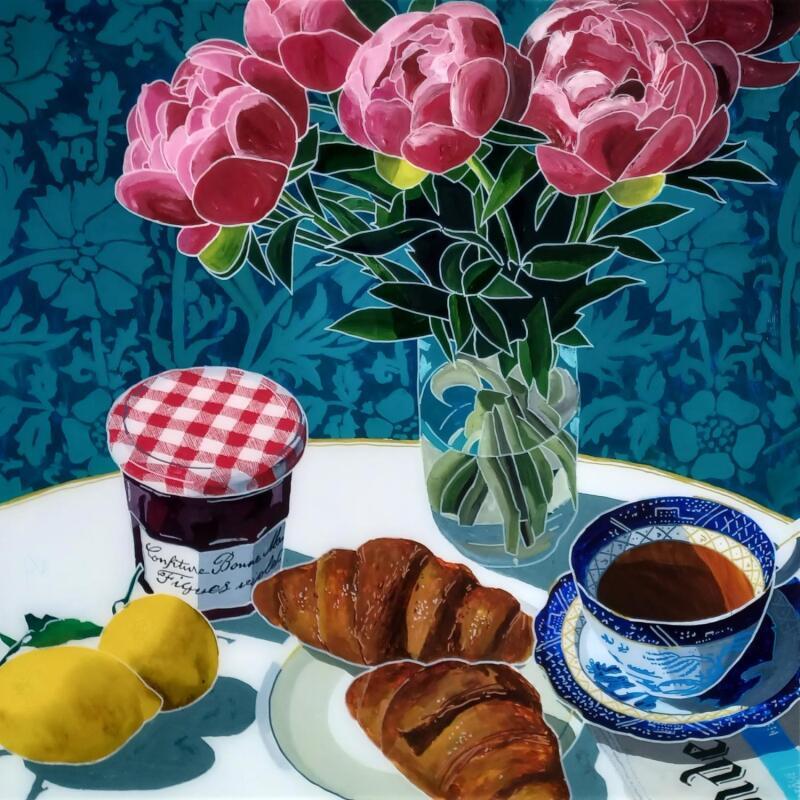 Painting A Londres,  ils réclamaient des citrons by Auriol Philippe | Painting Figurative Still-life Plexiglass Acrylic Posca