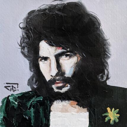Painting Cat Stevens by G.C.Popartist | Painting Pop-art Acrylic, Gluing, Graffiti Pop icons