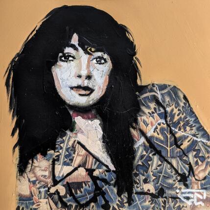 Peinture Kate Bush par G.C.Popartist | Tableau Pop-art Acrylique, Collage, Graffiti Icones Pop