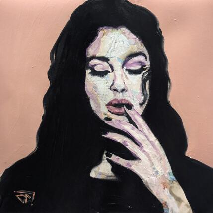 Peinture Monica Bellucci par G.C.Popartist | Tableau Pop-art Acrylique, Collage, Graffiti Icones Pop