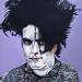 Painting Robert Smith by G.C.Popartist | Painting Pop-art Pop icons Graffiti Acrylic Gluing