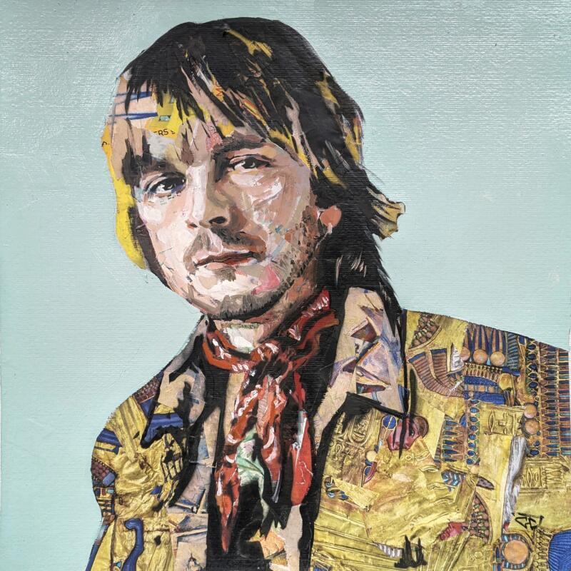 Peinture Renaud par G.C.Popartist | Tableau Pop-art Icones Pop Graffiti Acrylique Collage