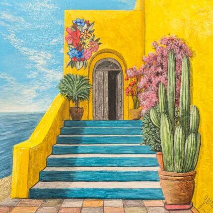 Painting Oasis d'Azur by Geiry | Painting Subject matter