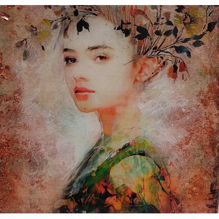 Painting Vero sincera by Bofill Laura | Painting Figurative Acrylic, Resin Portrait