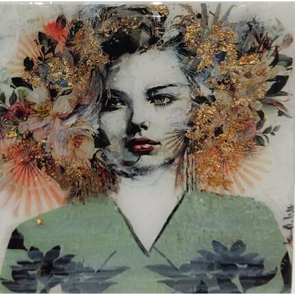 Painting Marta III by Bofill Laura | Painting Figurative Acrylic, Resin Portrait