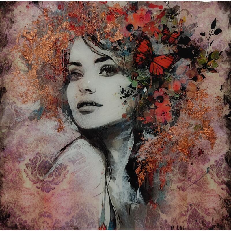 Painting Teatral by Bofill Laura | Painting Figurative Portrait Acrylic Resin