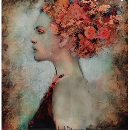 Painting Sin mirar by Bofill Laura | Painting Figurative Acrylic, Resin Pop icons, Portrait