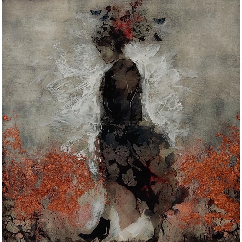 Painting Camino III by Bofill Laura | Painting Figurative Portrait Acrylic Resin