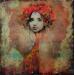 Painting Fuego by Bofill Laura | Painting Figurative Portrait Acrylic Resin