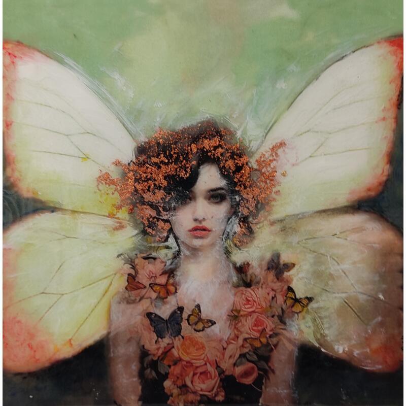 Painting Disfraz by Bofill Laura | Painting Figurative Portrait Acrylic Resin