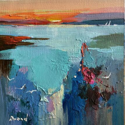 Painting Romance of the infinite space by Bond Tetiana | Painting Figurative Oil