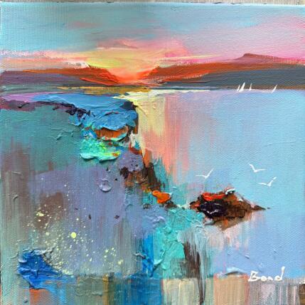 Painting The depth that listens to the heart by Bond Tetiana | Painting Figurative Oil Pop icons