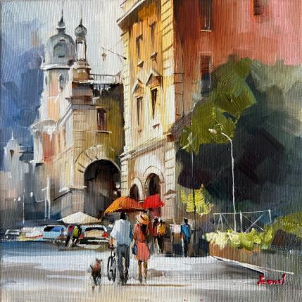 Painting The sun that doesn't hurry by Bond Tetiana | Painting Figurative Oil