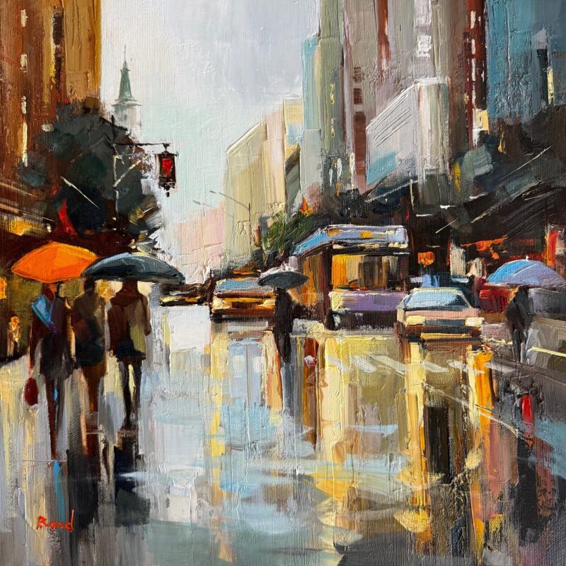 Peinture Alley of inspiration par Bond Tetiana | Tableau Figuratif Huile