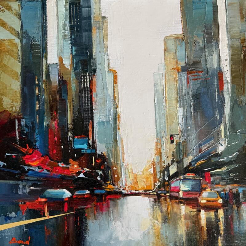 Painting Warm evening by Bond Tetiana | Painting Figurative Oil