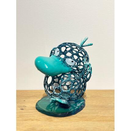 Sculpture AQUA PSYKOKWAK par Shenoda | Sculpture Pop-art Graffiti, Résine