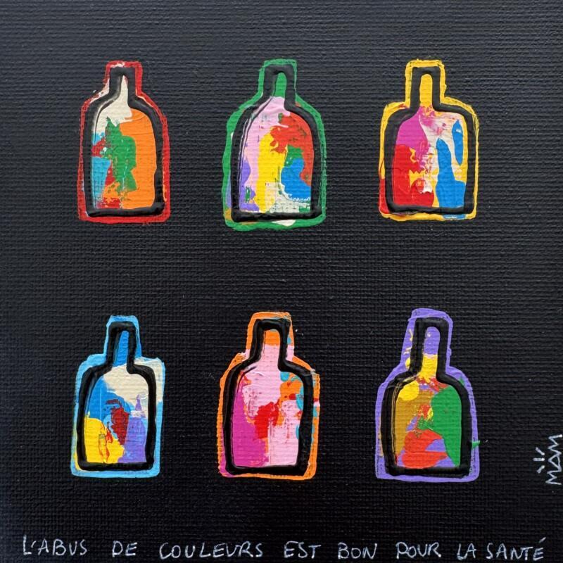 Painting ABUS BLACK by Mam | Painting Pop-art Pop icons Still-life Acrylic