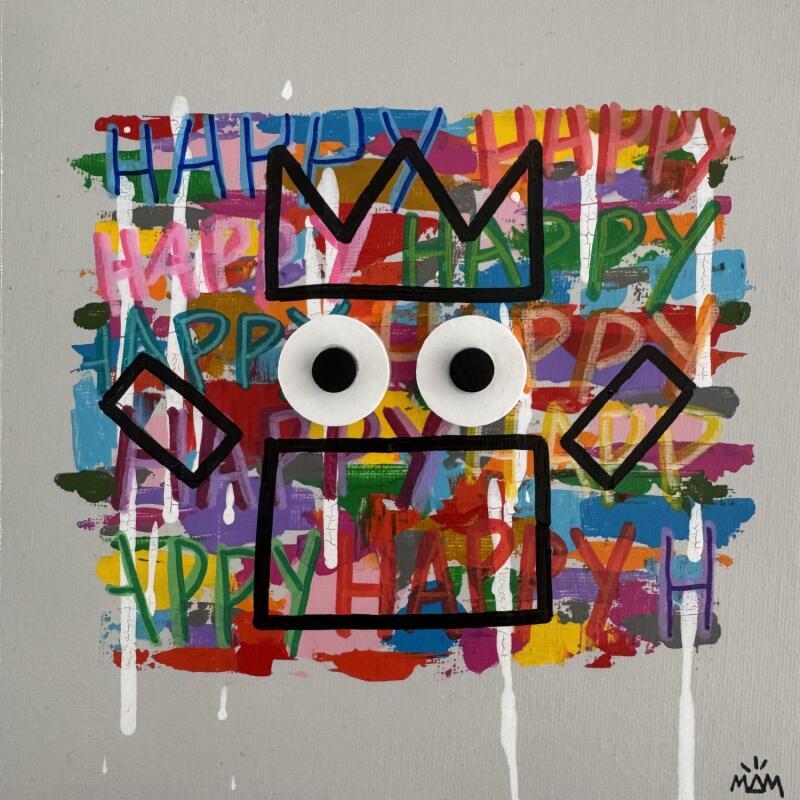 Painting HAPPY POTE by Mam | Painting Pop-art Acrylic