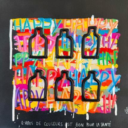 Peinture ABUS DE COULEURS par Mam | Tableau Pop-art Acrylique Icones Pop