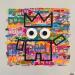 Peinture HELLO par Mam | Tableau Pop-art Icones Pop Acrylique