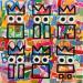 Peinture 6 POTES par Mam | Tableau Pop-art Icones Pop Acrylique