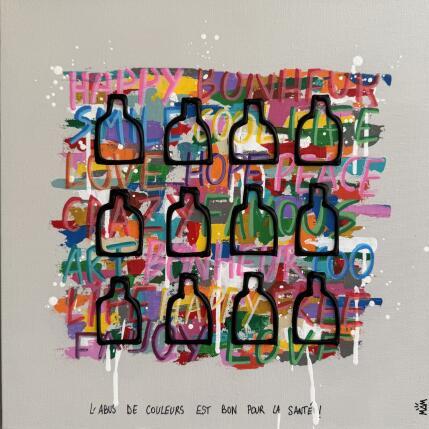 Peinture ABUS DE COULEURS par Mam | Tableau Pop-art Acrylique Icones Pop, Natures mortes