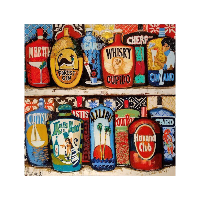 Painting Bodega by Villanueva Puigdelliura Natalia | Painting Figurative