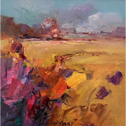 Peinture Heavenly Flowers par Petras Ivica | Tableau Figuratif Huile Paysages