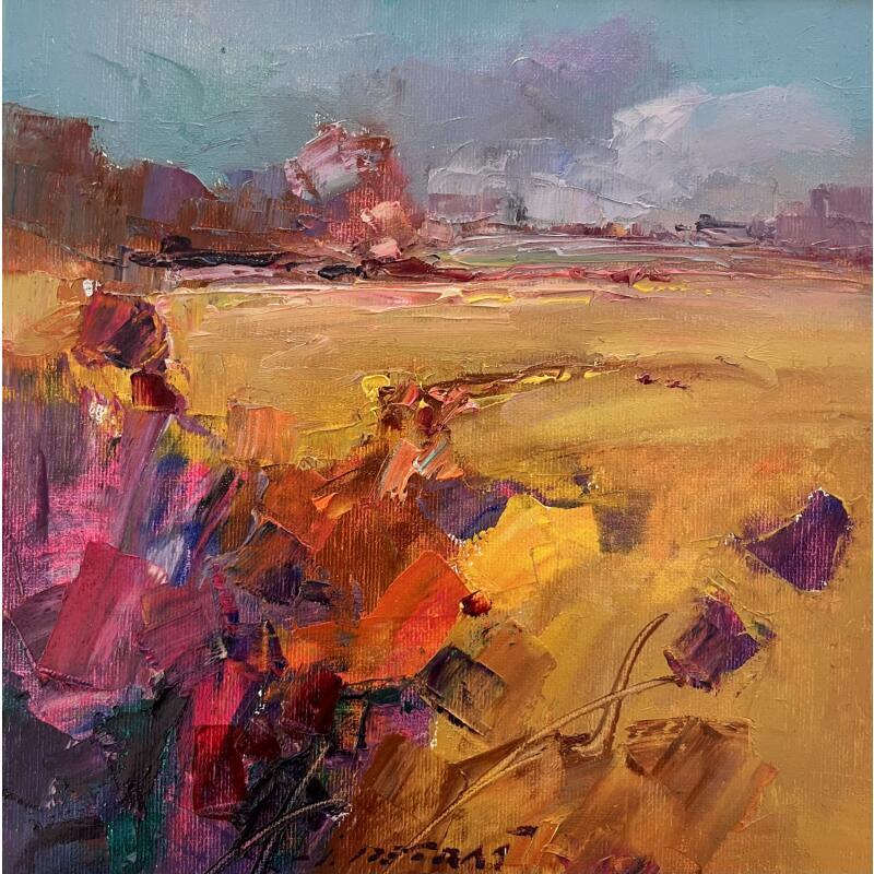 Peinture Heavenly Flowers par Petras Ivica | Tableau Figuratif Paysages Huile