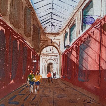 Painting passage by De León Lévi Marcelo | Painting Figurative Watercolor Pop icons, Urban