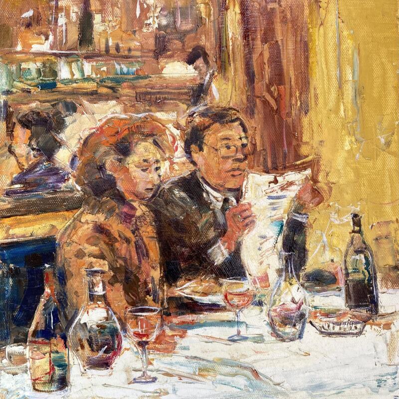 Painting F3 No Name 107-20779-20250626-11 by Dontu Grigore | Painting Figurative Urban Oil