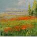 Pintura Coquelicots en baie de somme por Sannier Daniel | Pintura Impressionism Paisajes Aceite