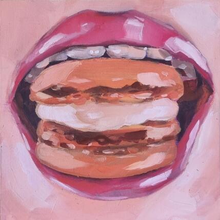 Peinture Bite me softly par Ulrich Julia | Tableau Figuratif Huile