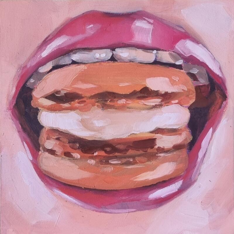 Gemälde Bite me softly von Ulrich Julia | Gemälde Figurativ Öl