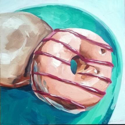 Peinture sidekick par Ulrich Julia | Tableau Figuratif Huile