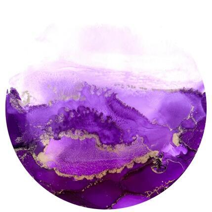 Painting Poésie Florale (Violette) 1506 by Depaire Silvia | Painting Abstract Acrylic Landscapes, Minimalist
