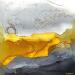 Painting Poésie florale jaune 2412 by Depaire Silvia | Painting Abstract Landscapes Minimalist Acrylic